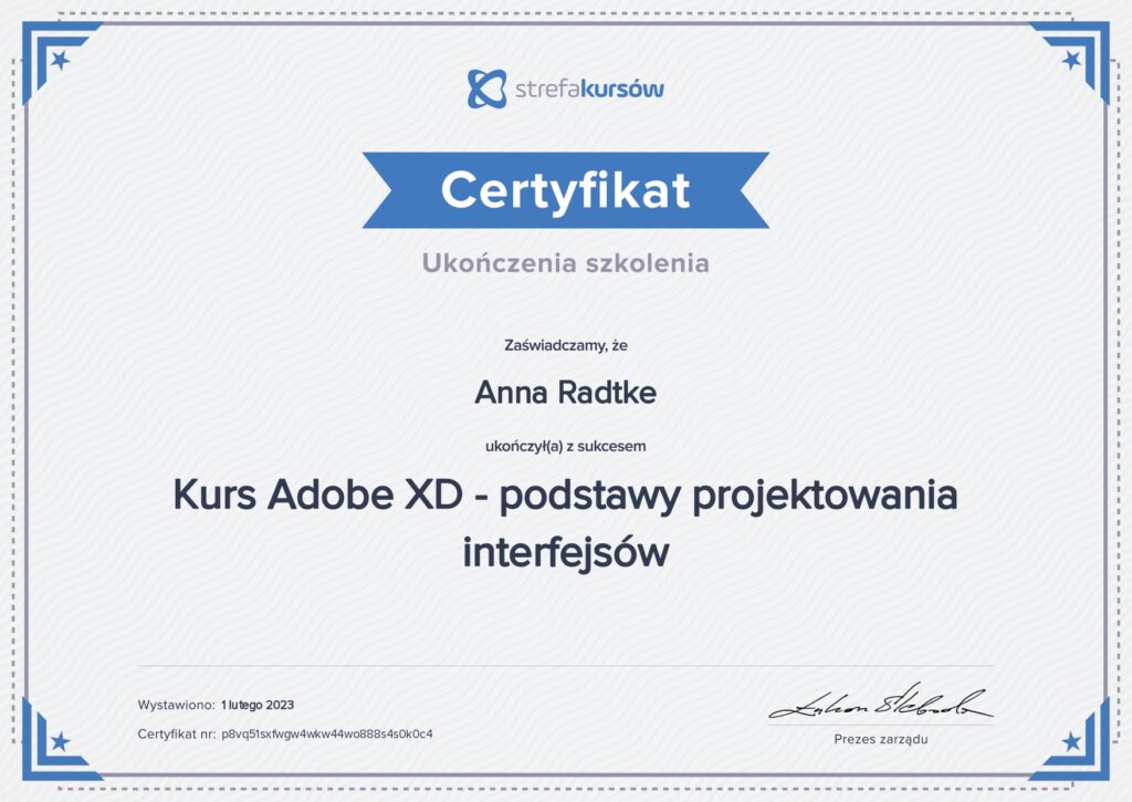 Kurs Adobe XD